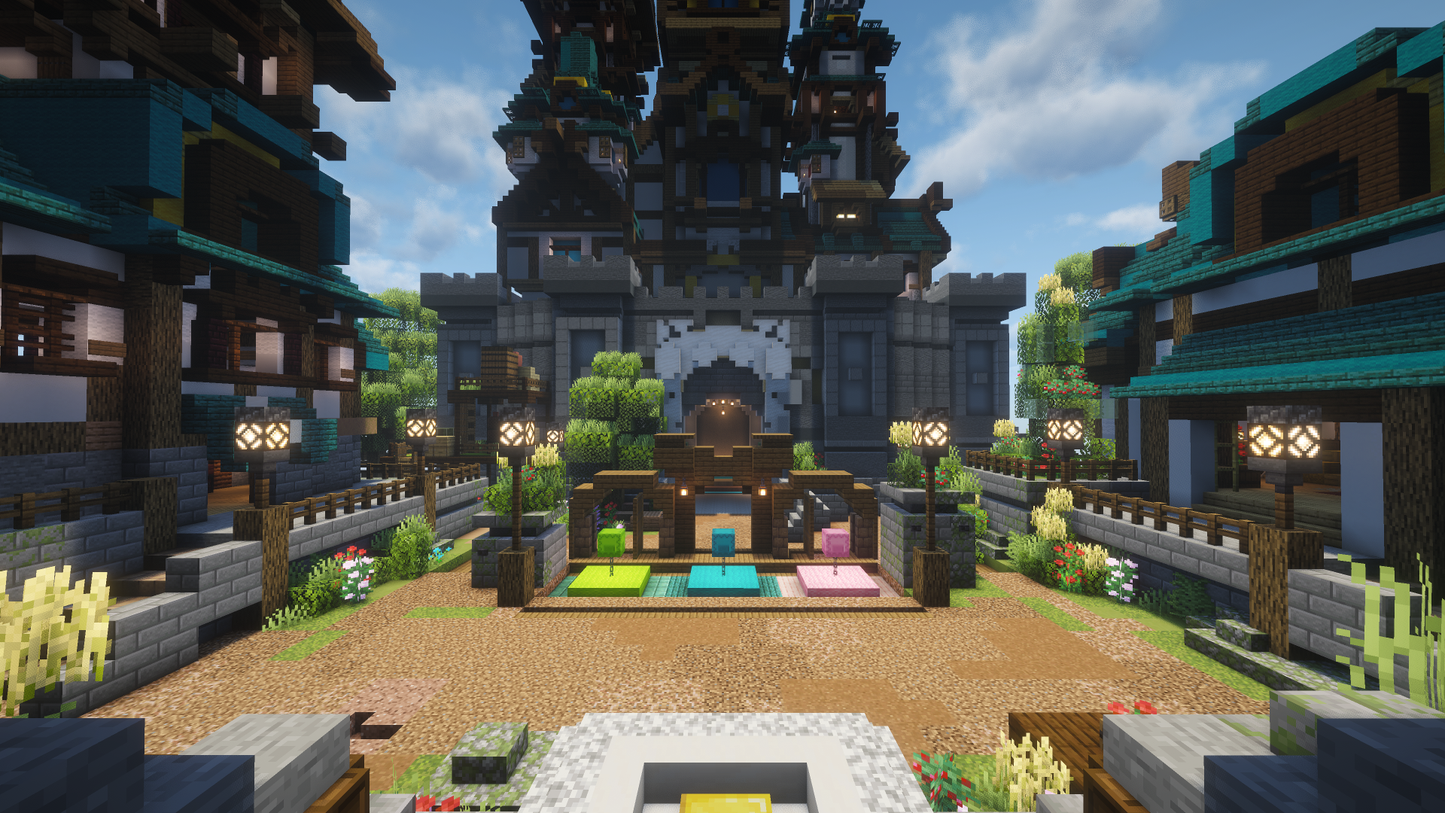 Medieval Blue Castle Lobby - 200x200