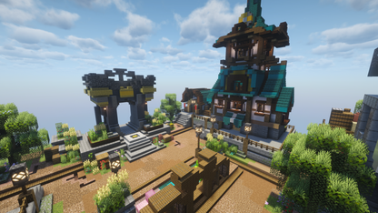 Medieval Blue Castle Lobby - 200x200