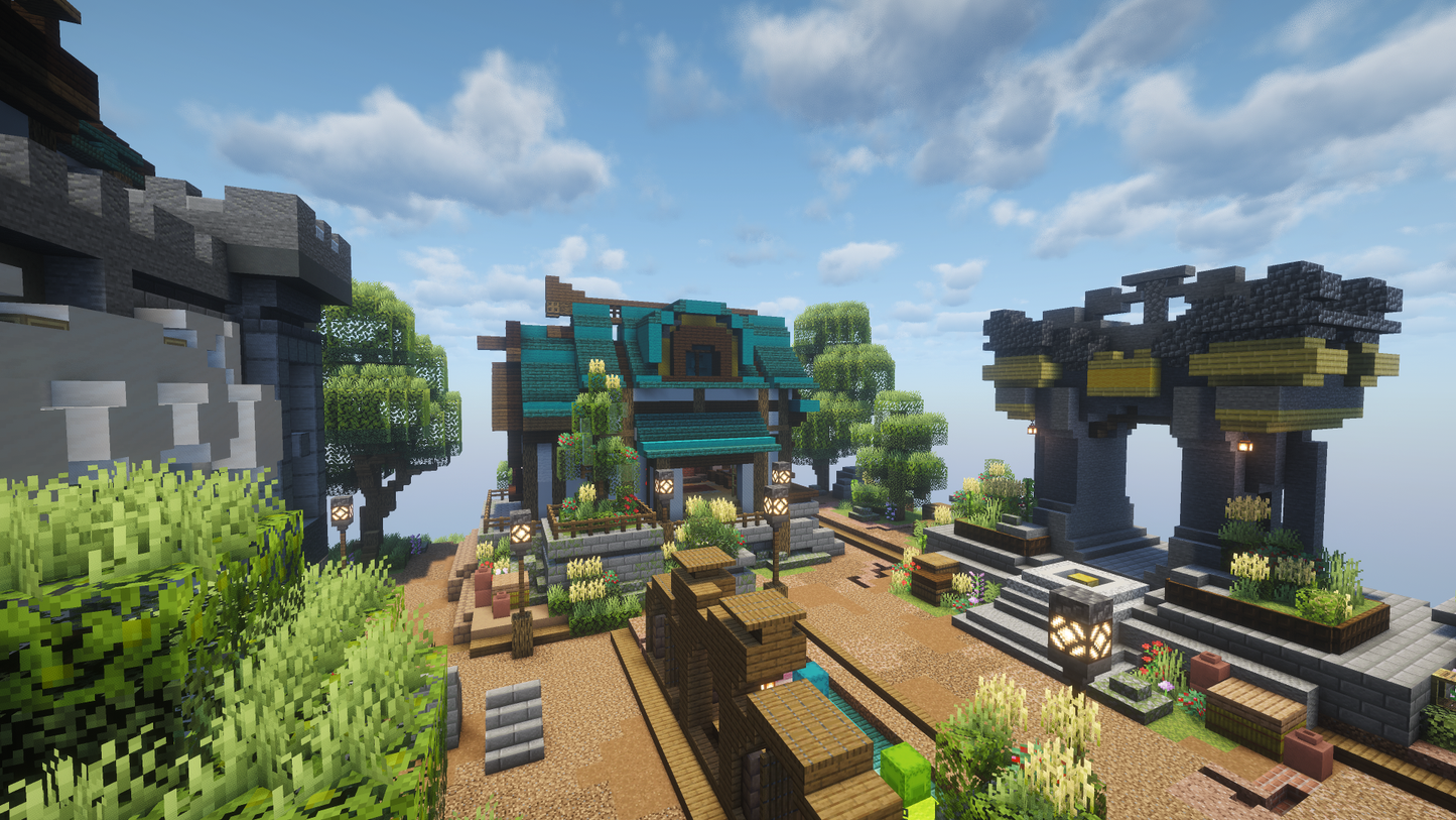 Medieval Blue Castle Lobby - 200x200