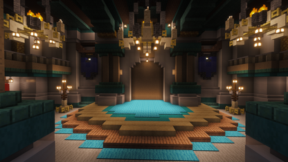 Medieval Blue Castle Lobby - 200x200